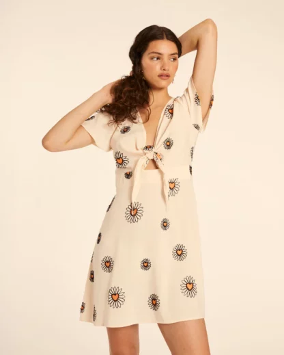VESTIDO BORDADO MARGARITA - Imagen 2