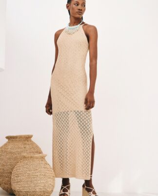 VESTIDO BHILAI IVORY