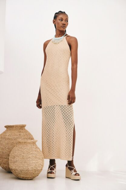 VESTIDO BHILAI IVORY