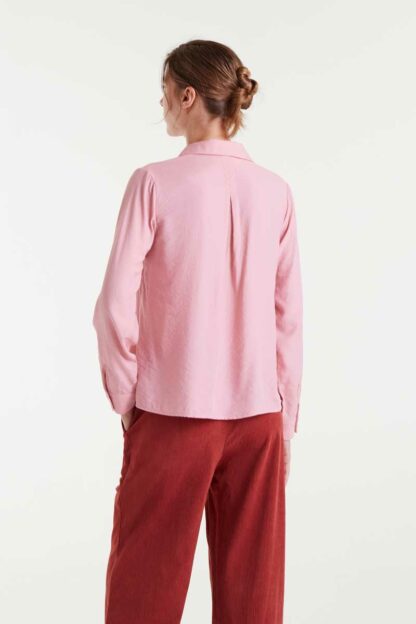 CAMISA FLUIDA ROSA - Imagen 3