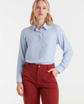 CAMISA FLUIDA AZUL