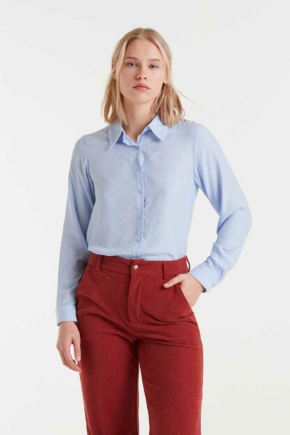 CAMISA FLUIDA AZUL