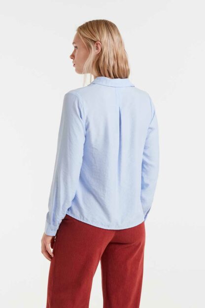 CAMISA FLUIDA AZUL - Imagen 2