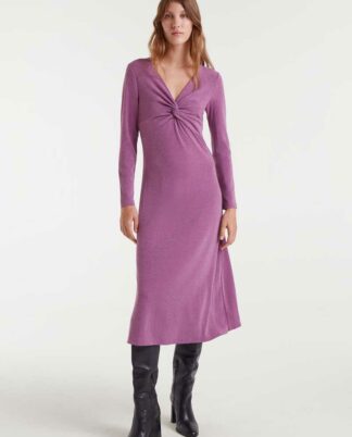 VESTIDO MIDI LILA