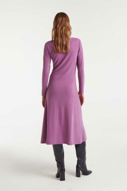 VESTIDO MIDI LILA - Imagen 2