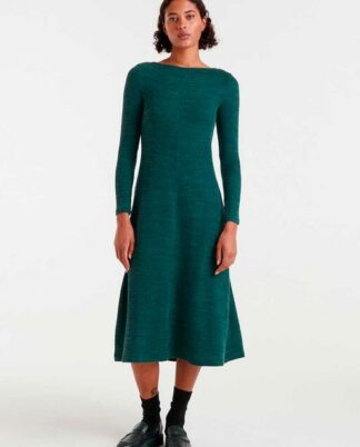 VESTIDO PUNTO VERDE
