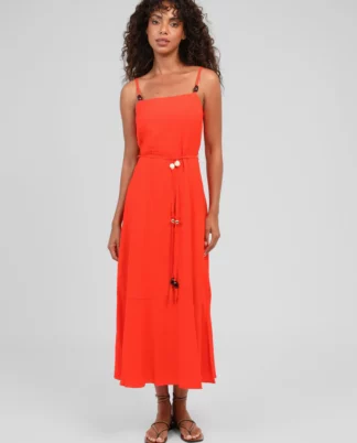 VESTIDO MALIAN CORAL